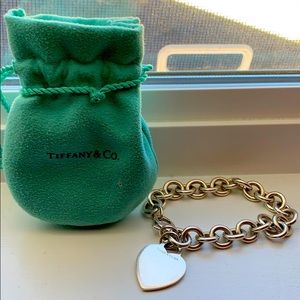 Tiffany & co. Vintage Sliver heart tag bracelet